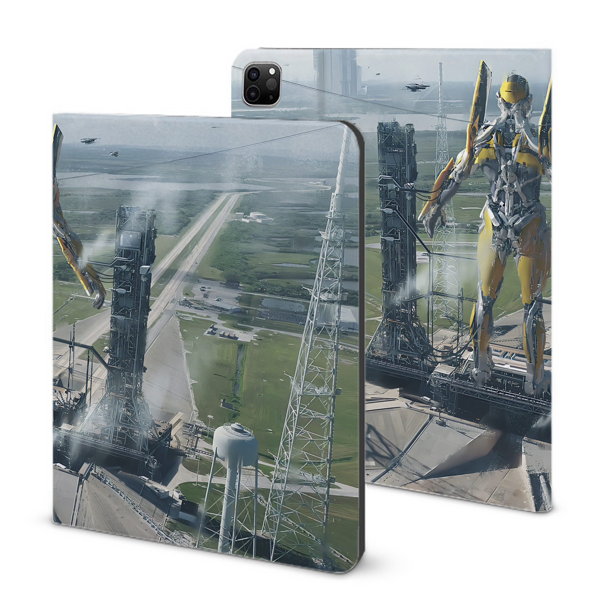 （画像用） EVA 新世紀エヴァンゲリオン IPad ケース ブック型 PUレザー TPU 耐衝撃 軽量 薄型 ペン収納なし 全面保護 IPad 各モデル対応